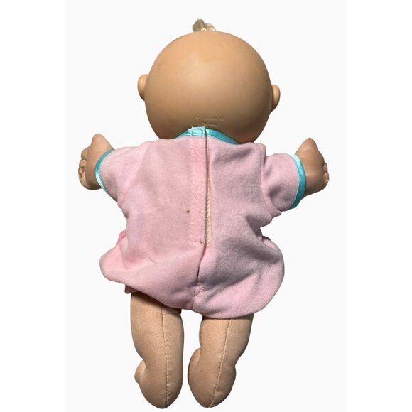 Cabbage Patch Kids Baby Doll 2004 Outfit Pink  Floral Pattern Plush and Vinyl - Picture 4 of 13